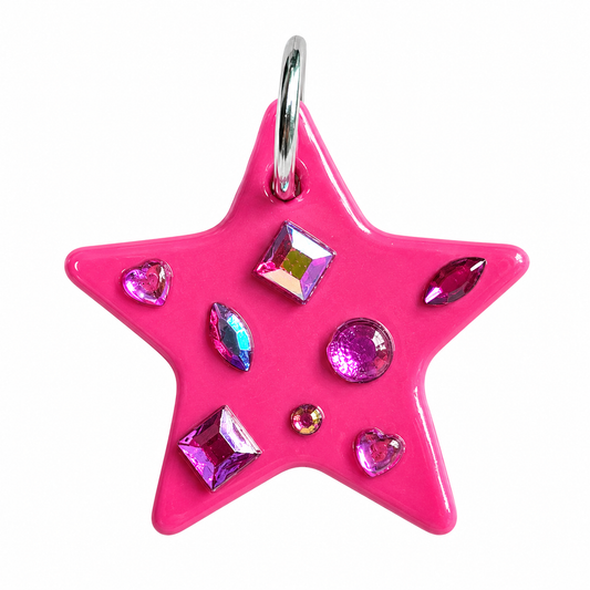 star charm — hot pink