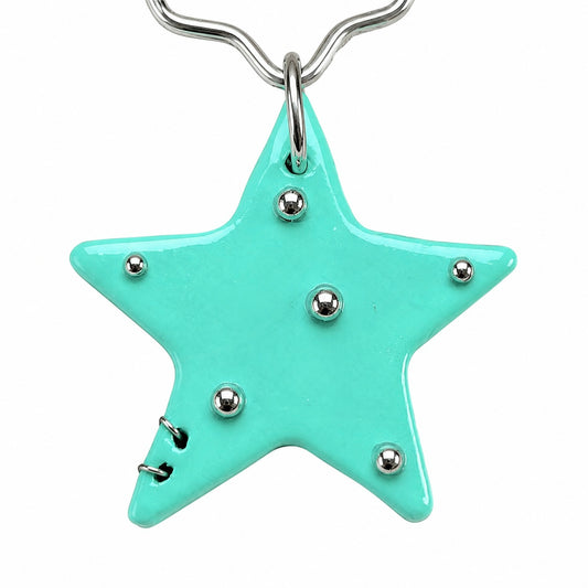 star charm — teal (large)